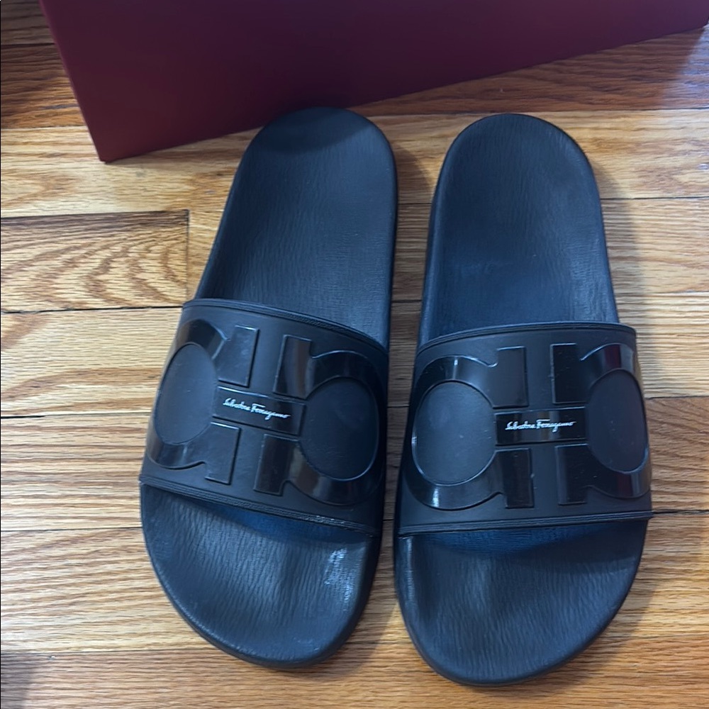 Salvatore Ferragamo sandals , barely worn, perfect for pool, beach and summer wa